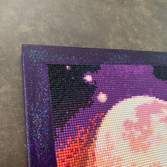 NEW Completed Diamond Art 'Full Moon' - Picture 5 of 9